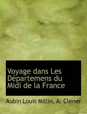 Book cover for Voyage Dans Les Departemens Du MIDI de La France