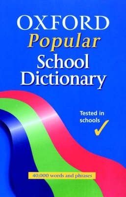 Book cover for The Popular School Dictionary