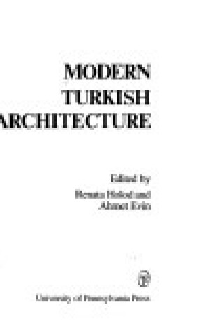 Cover of Modern Turkish Arch. CB