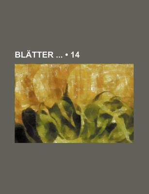 Book cover for Blatter (14)