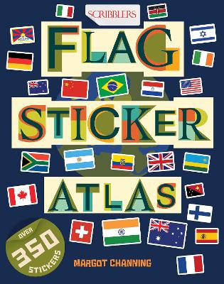 Book cover for Scribblers Flag Sticker Atlas