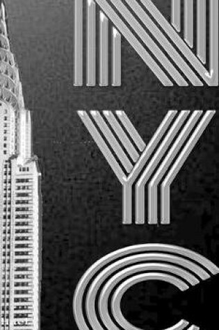 Cover of Iconic Chrysler Building New York City Drawing Writing creative blank journal
