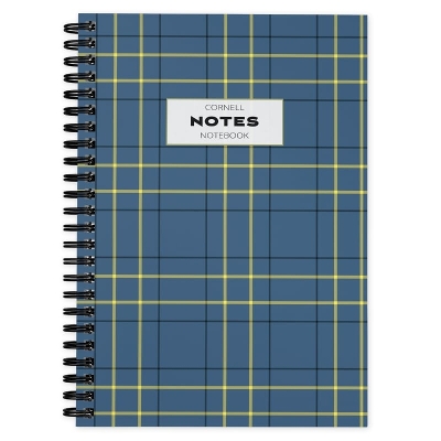 Book cover for Cornell Notes Notebook, Plaid