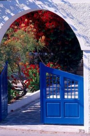 Cover of Blue Gate in Santorini Greece Journal