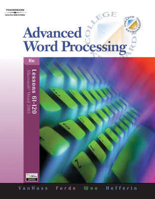 Book cover for Advanced Word Processing