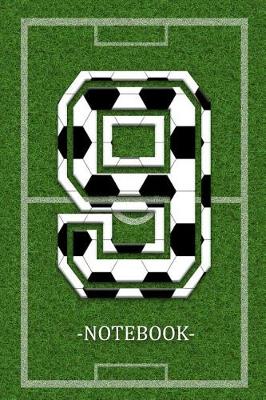 Book cover for Soccer Notebook 9