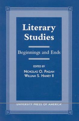 Book cover for Literary Studies