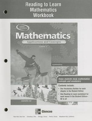 Book cover for Reading to Learn Math Workbook
