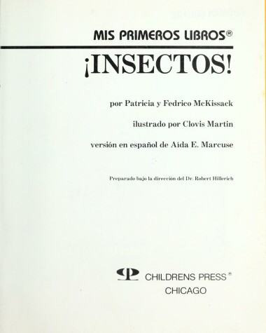 Cover of Insectos!