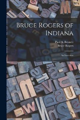 Book cover for Bruce Rogers of Indiana