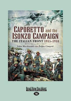 Book cover for Caporetto and Isonzo Campaign