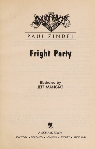 Book cover for Fright Party