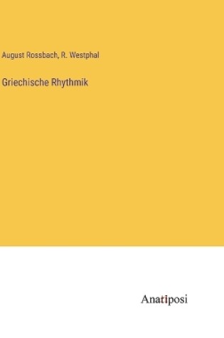 Cover of Griechische Rhythmik