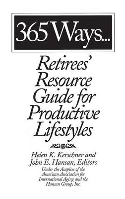 Book cover for 365 Ways...Retirees' Resource Guide for Productive Lifestyles