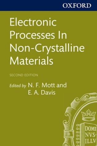 Cover of Electronic Processes in Noncrystalline Materials