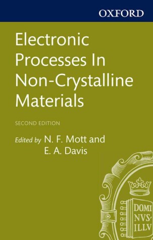 Book cover for Electronic Processes in Noncrystalline Materials