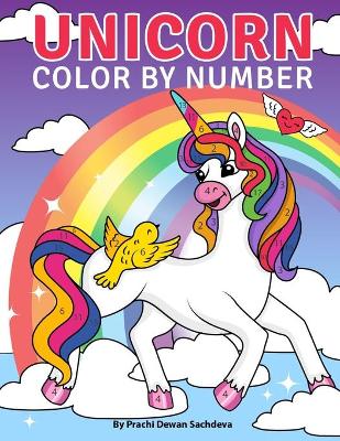 Book cover for Unicorn Color By Number