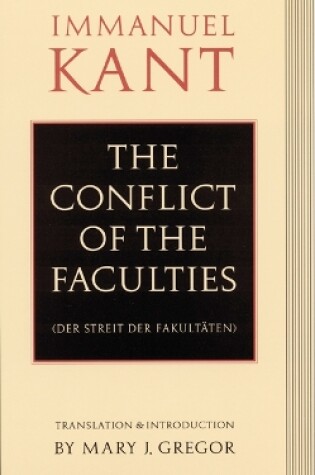 Cover of The Conflict of the Faculties