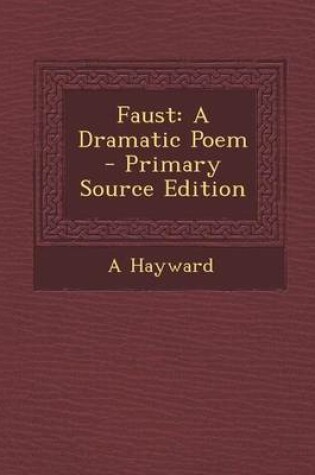 Cover of Faust
