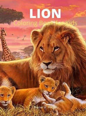 Book cover for Lion Coloring Book for Kids