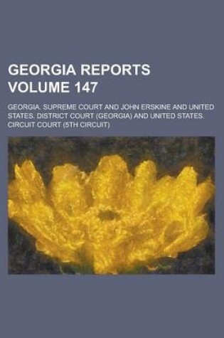 Cover of Georgia Reports Volume 147