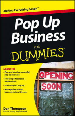 Book cover for Pop-Up Business For Dummies