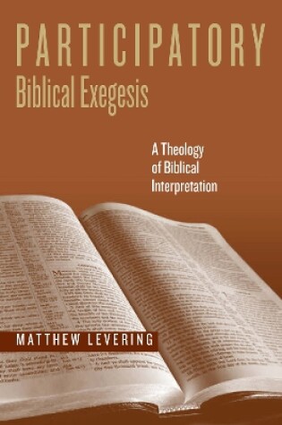 Cover of Participatory Biblical Exegesis