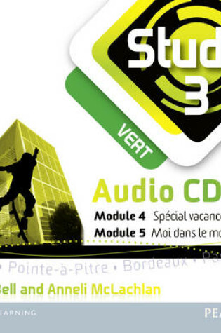 Cover of Studio 3 vert Audio CD C (11-14 French)