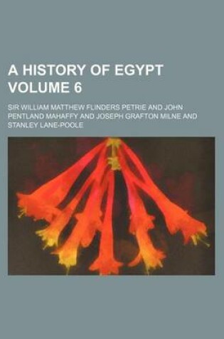 Cover of A History of Egypt Volume 6