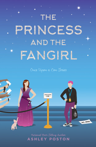 Book cover for The Princess and the Fangirl