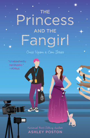 Book cover for The Princess and the Fangirl