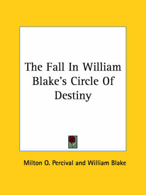 Book cover for The Fall in William Blake's Circle of Destiny