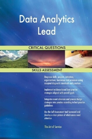 Cover of Data Analytics Lead Critical Questions Skills Assessment