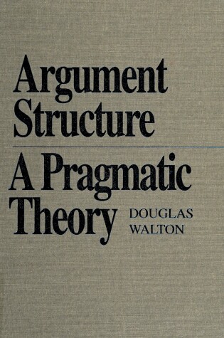 Cover of Argument Structure