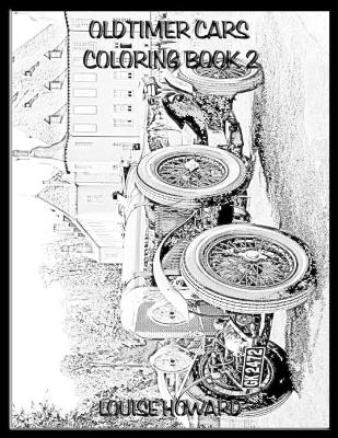 Book cover for Oldtimer Cars Coloring book 2