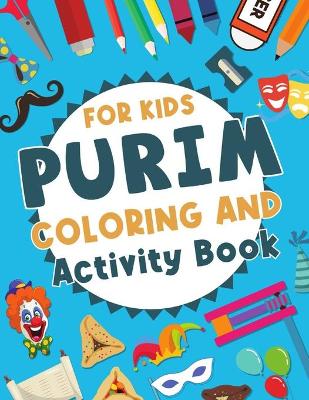 Book cover for Purim Coloring and Activity Book For Kids