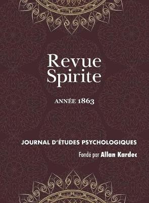 Cover of Revue Spirite (Ann e 1863)