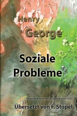 Cover of Soziale Probleme. UEbersetzt von F. Stoepel