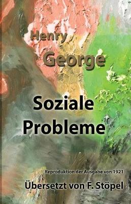 Book cover for Soziale Probleme. UEbersetzt von F. Stoepel