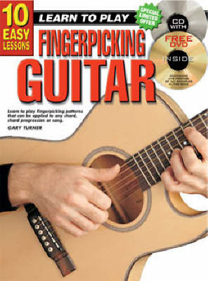 Book cover for 10 Easy Lessons Fingerpick Guitar Bk/CD