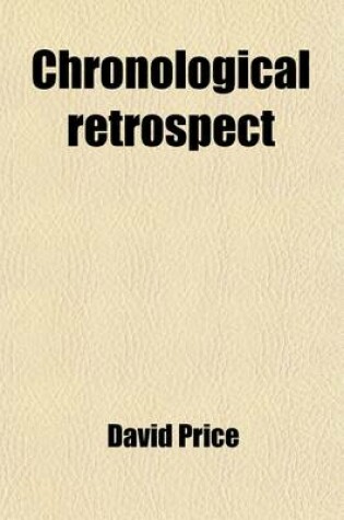 Cover of Chronological Retrospect (Volume 3,