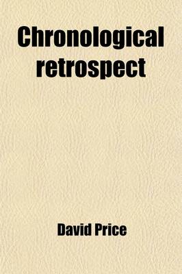 Book cover for Chronological Retrospect (Volume 3,