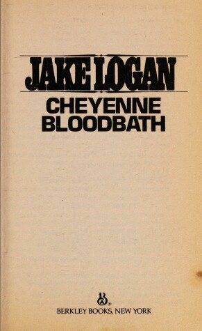 Book cover for Cheyenne Bloodbath