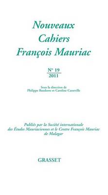 Book cover for Nouveaux Cahiers Francois Mauriac N19