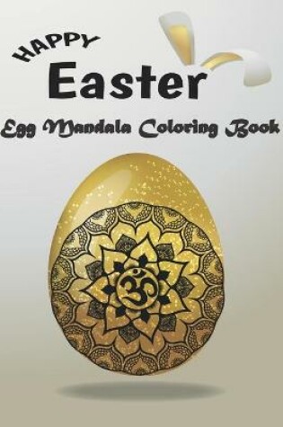 Cover of Happy Easter Egg Mandala Coloring Book