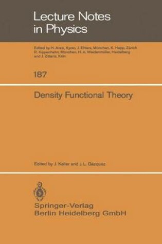 Cover of Density Functional Theory