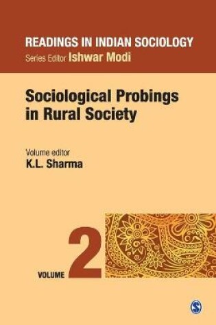 Cover of Sociological Probings in Rural Society Readings in Indian Sociology