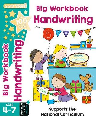 Book cover for Gold Stars Big Workbook Handwriting Ages 4-7 Early Years and KS1