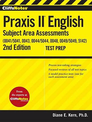 Book cover for Cliffsnotes Praxis II English Subject Area Assessments (0041/5041, 0043, 0044/5044, 0048, 0049/5049,5142) 2nd Edition