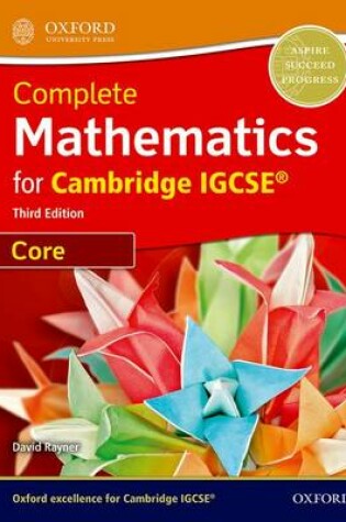 Cover of Core Mathematics for Cambridge IGCSE